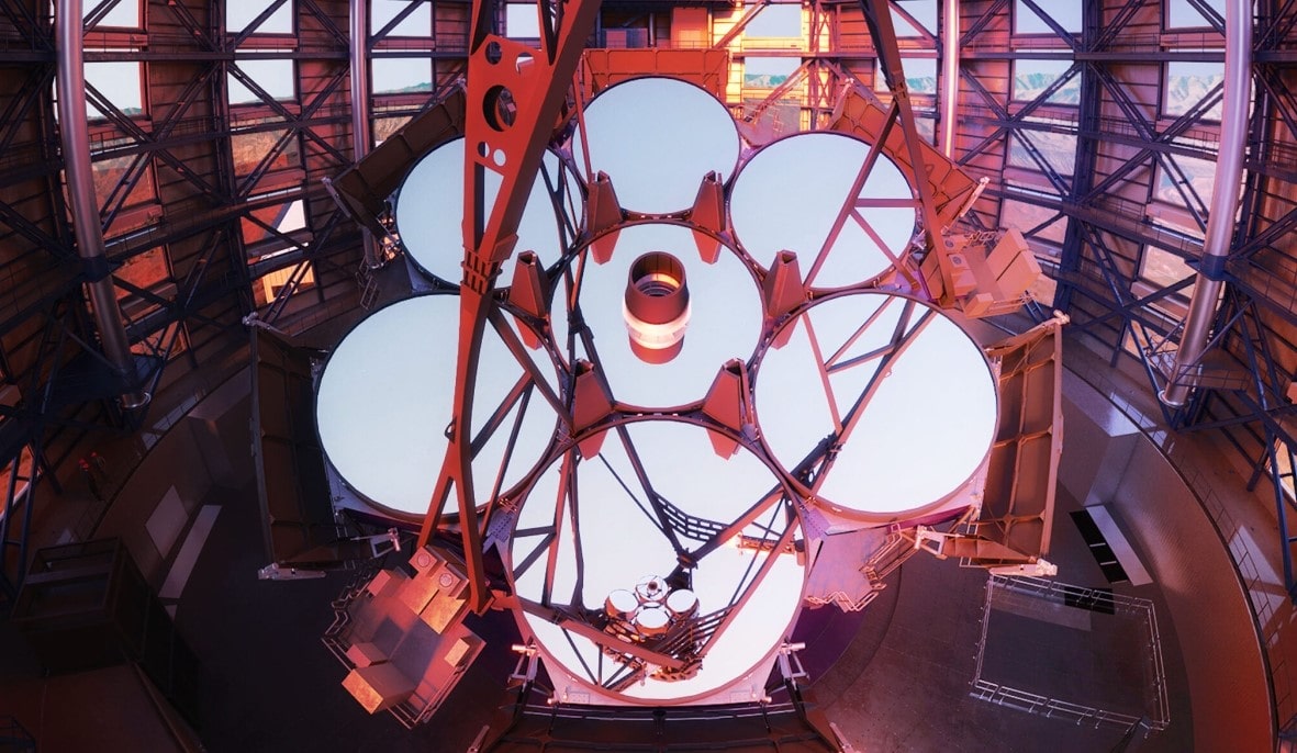 ground-based telescope with the most giant mirrors ever.