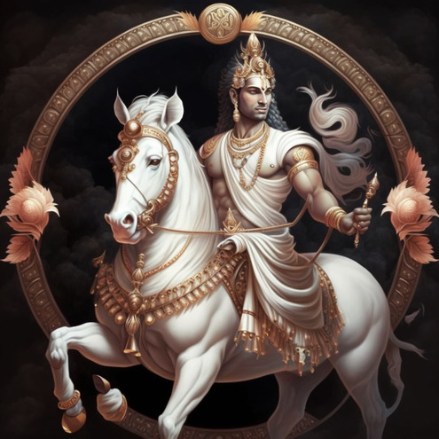 Chandra,God of Moon in Hinduizm